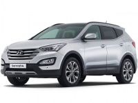 Коврики в салон (2 ряда) Hyundai Santa Fe II 5 мест 2009-2012