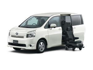 Коврик в багажник Toyota Voxy II R70 (2007-2013)(8 мест) комплектация с салазками*