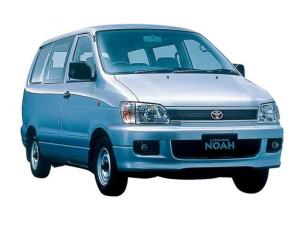 Коврики в салон (2 ряда) Toyota Lite Ace Noah V (7 мест) 1996-2007*