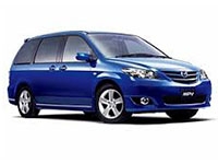 Коврики из экокожи 3D Mazda MPV II (LW) (1999-2006) правый руль*
