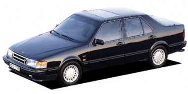 Коврики из экокожи 3D Saab 9000 1989-1998