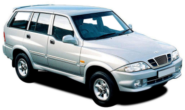 Коврики из экокожи 3D  Ssang Yong Musso 1993-2006